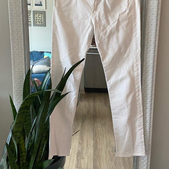 Lucky Brand Straight Leg White Jeans - Picture 5 of 5